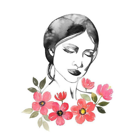 Daydreamer I White Modern Wood Framed Art Print by Popp, Grace