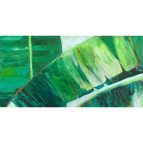 Goin Bananas I White Modern Wood Framed Art Print by Wilkins, Suzanne