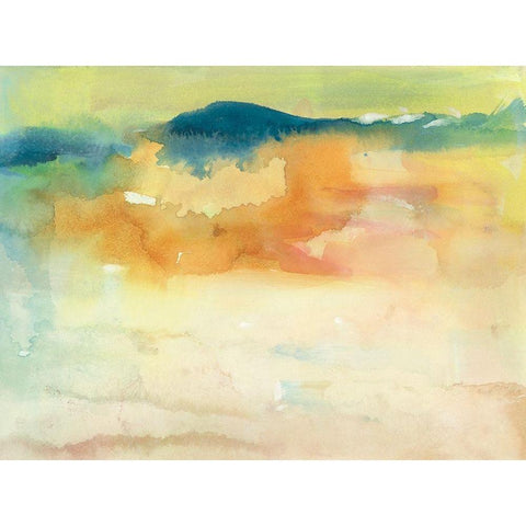 Becoming Calm I Black Modern Wood Framed Art Print by Combs, Joyce
