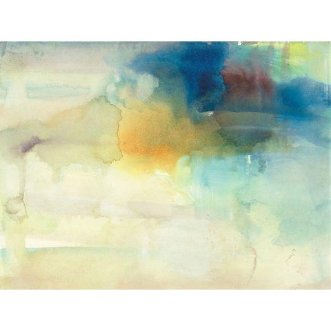 Becoming Calm II Black Modern Wood Framed Art Print by Combs, Joyce