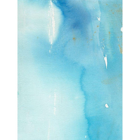 Skyfall I White Modern Wood Framed Art Print by Combs, Joyce