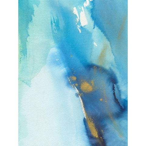 Skyfall IV Black Modern Wood Framed Art Print by Combs, Joyce