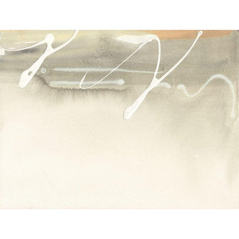 High Notes II White Modern Wood Framed Art Print by Combs, Joyce