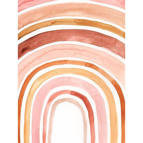 Southwest Arches I Black Modern Wood Framed Art Print with Double Matting by Borges, Victoria