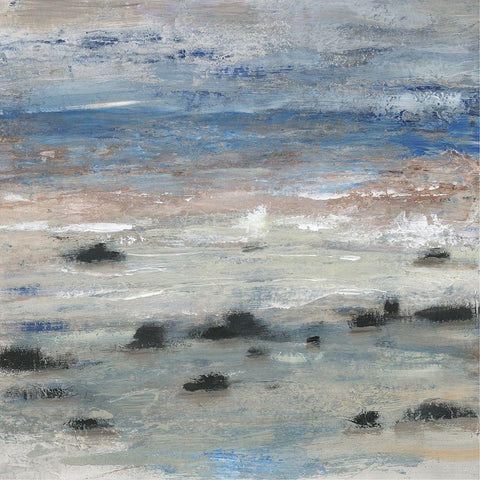 Tempest of the Sea II Black Modern Wood Framed Art Print with Double Matting by OToole, Tim