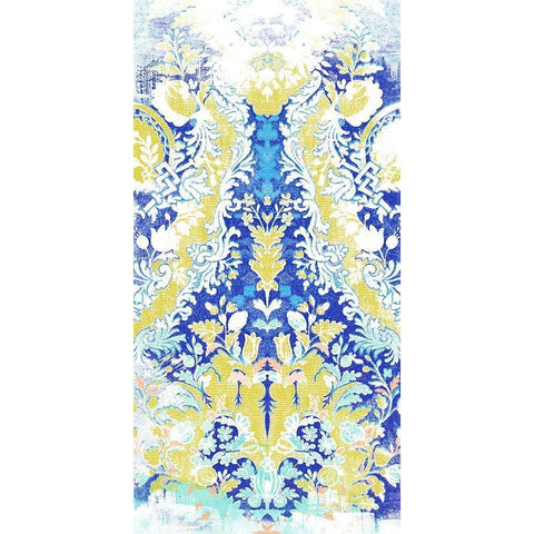 Textile Offset I Black Modern Wood Framed Art Print with Double Matting by Vess, June Erica
