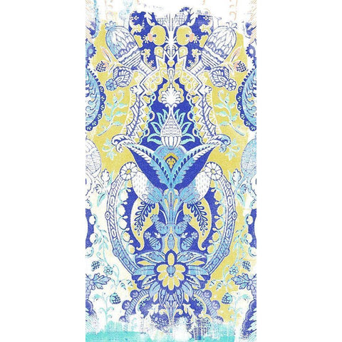 Textile Offset II Black Modern Wood Framed Art Print by Vess, June Erica