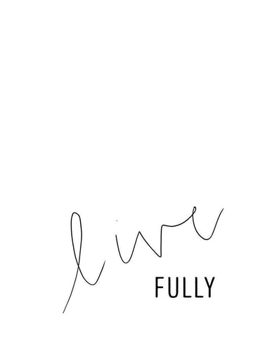 Simply Kindness II White Modern Wood Framed Art Print with Double Matting by Hambly, Anna