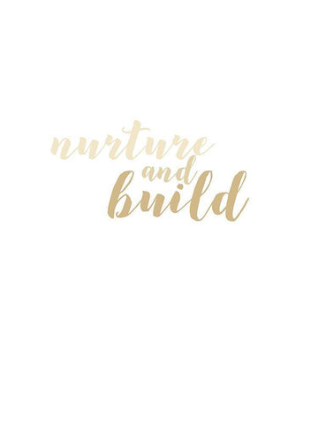 Encouragements I White Modern Wood Framed Art Print with Double Matting by Hambly, Anna