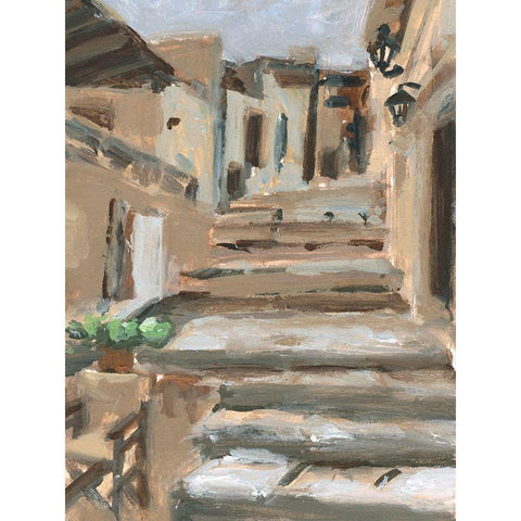 Dusky Alley II White Modern Wood Framed Art Print by Wang, Melissa