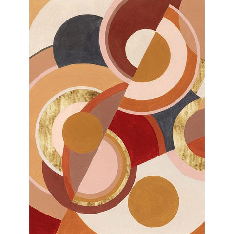 Tectonic Earth I Gold Ornate Wood Framed Art Print with Double Matting by Popp, Grace