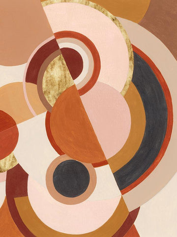 Tectonic Earth II Black Ornate Wood Framed Art Print with Double Matting by Popp, Grace