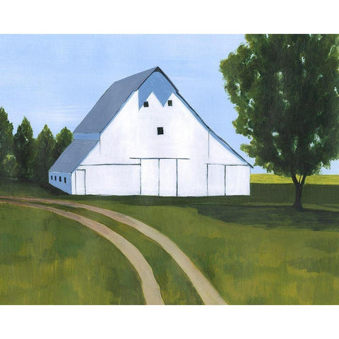 Sunbathed Stead I Black Modern Wood Framed Art Print with Double Matting by Popp, Grace