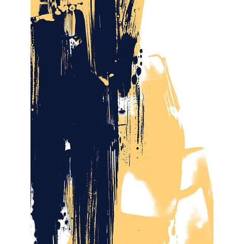 Monolith II Black Modern Wood Framed Art Print with Double Matting by Vess, June Erica