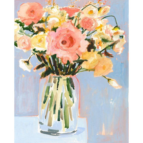 Undone Arrangement I Gold Ornate Wood Framed Art Print with Double Matting by Borges, Victoria