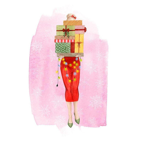 Mary Ann Bright I White Modern Wood Framed Art Print by Popp, Grace