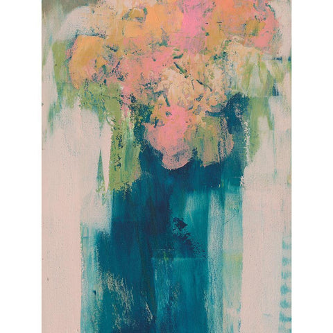Posy IV Black Modern Wood Framed Art Print by Jachimiec, Sue