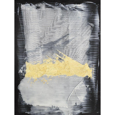 Re-Vision II Black Modern Wood Framed Art Print by Stramel, Renee W.