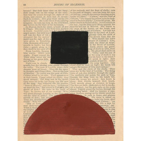 Modern Prose IV Black Modern Wood Framed Art Print by Stramel, Renee W.