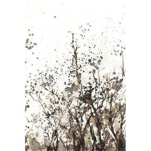 In the Weeds II Black Modern Wood Framed Art Print by Dixon, Samuel