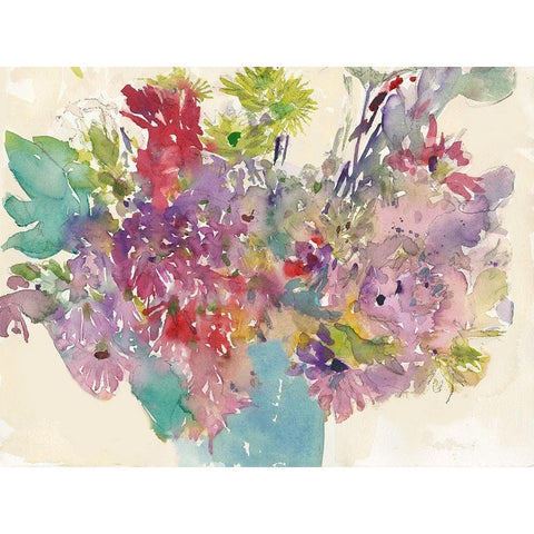 Summer Planter II Black Modern Wood Framed Art Print with Double Matting by Dixon, Samuel