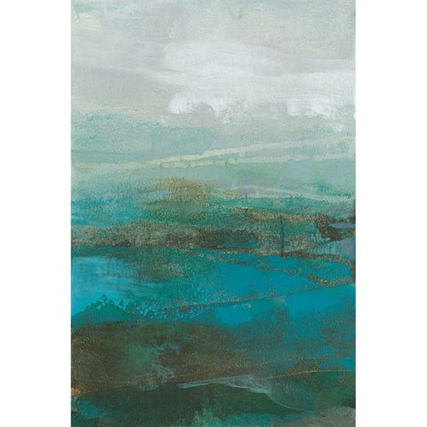 Werra IV Black Modern Wood Framed Art Print with Double Matting by Jachimiec, Sue