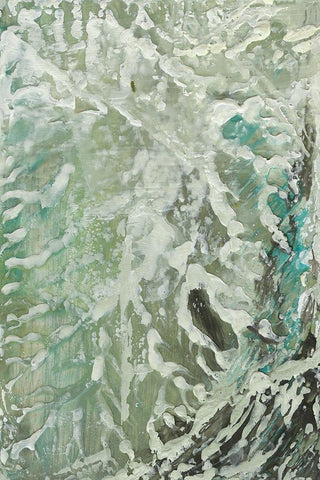 Salt Water I Black Ornate Wood Framed Art Print with Double Matting by Stramel, Renee W.