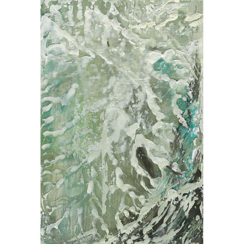 Salt Water I Black Modern Wood Framed Art Print with Double Matting by Stramel, Renee W.