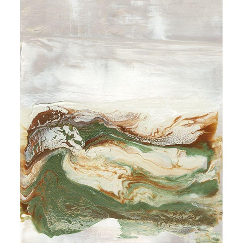 Organic Earth I Black Modern Wood Framed Art Print by Bramma, Lila