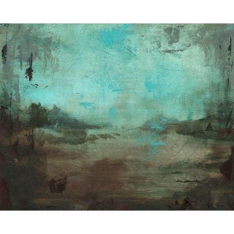 Bayou Lafourche I Black Modern Wood Framed Art Print by Green, Jacob