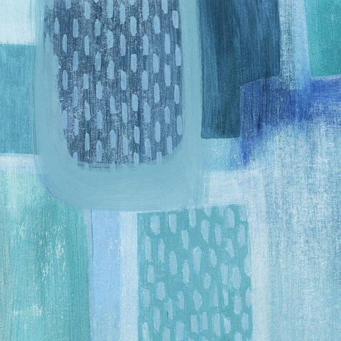 Waterfall Whisper III Black Ornate Wood Framed Art Print with Double Matting by Popp, Grace