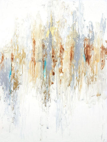Neutros II White Modern Wood Framed Art Print with Double Matting by Herrera, Leticia