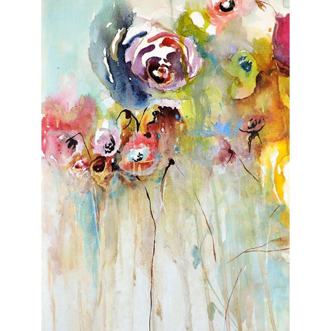 Preferidas I Gold Ornate Wood Framed Art Print with Double Matting by Herrera, Leticia
