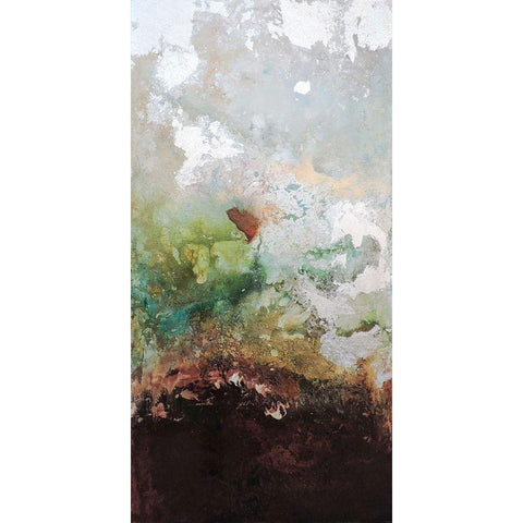 En la Tierra I Gold Ornate Wood Framed Art Print with Double Matting by Herrera, Leticia