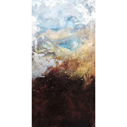 En la Tierra II Black Modern Wood Framed Art Print by Herrera, Leticia