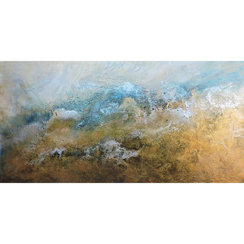 Metalicos y Texturas I Gold Ornate Wood Framed Art Print with Double Matting by Herrera, Leticia