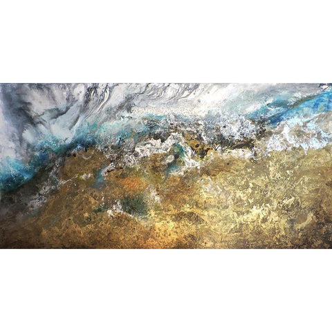 Metalicos y Texturas II Gold Ornate Wood Framed Art Print with Double Matting by Herrera, Leticia