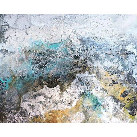 Metalicos y Texturas IV Gold Ornate Wood Framed Art Print with Double Matting by Herrera, Leticia