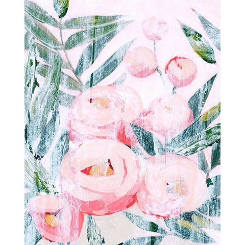 Bleached Bouquet III White Modern Wood Framed Art Print by Popp, Grace