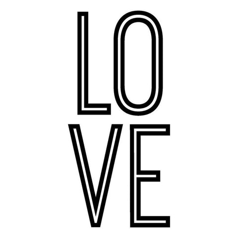 Bold Love II Gold Ornate Wood Framed Art Print with Double Matting by Sizemore, Natalie
