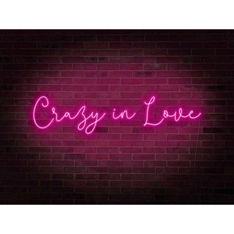 Neon Love II White Modern Wood Framed Art Print by Popp, Grace