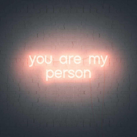 Neon Love IV Gold Ornate Wood Framed Art Print with Double Matting by Popp, Grace