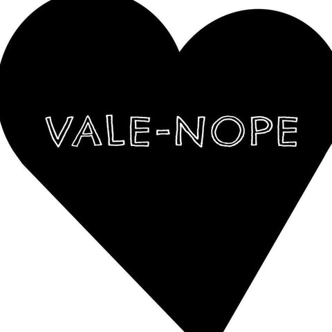 Vale-Nope I Black Modern Wood Framed Art Print by Goldberger, Jennifer