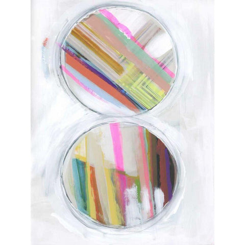 Art in Whites II Black Modern Wood Framed Art Print by Bellissimo Art