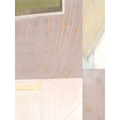 Pastel Bisects I Black Modern Wood Framed Art Print by Bellissimo Art