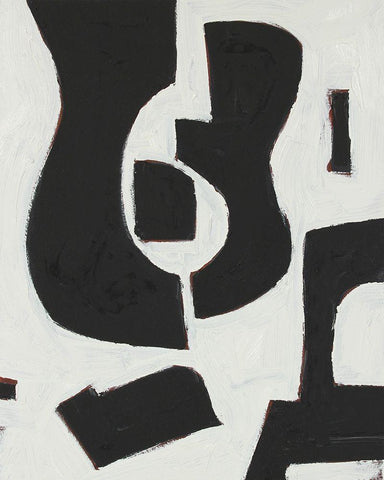 Six String II Black Ornate Wood Framed Art Print with Double Matting by Delamater, Rob