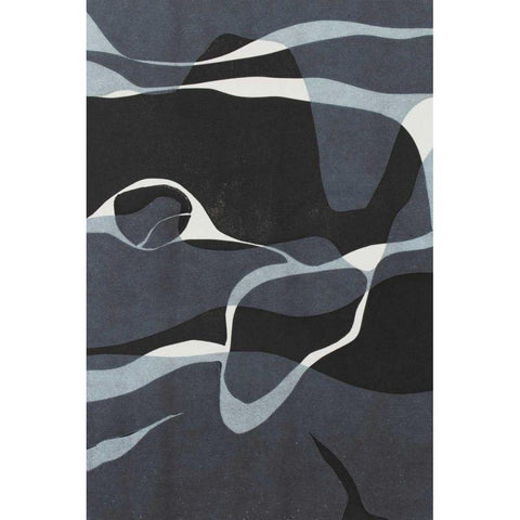 Naiad I Black Modern Wood Framed Art Print by Delamater, Rob