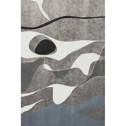 Naiad III Black Modern Wood Framed Art Print with Double Matting by Delamater, Rob