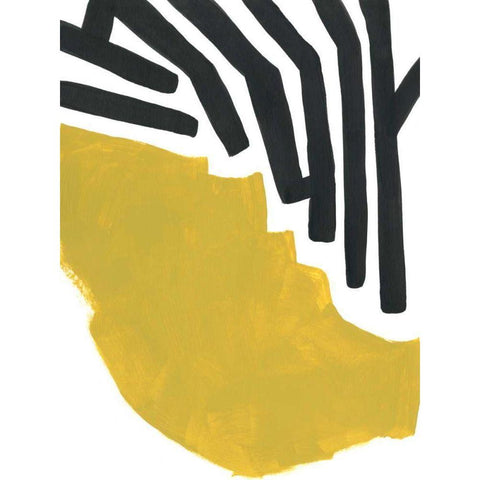 Color Block Maze VIII Black Modern Wood Framed Art Print by Vess, June Erica
