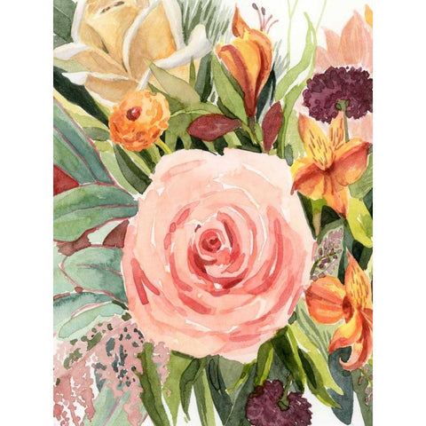 West Flora I Black Modern Wood Framed Art Print by Popp, Grace